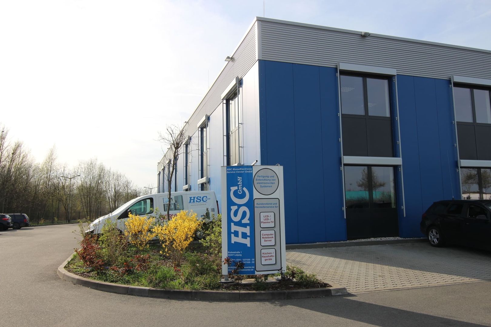Das Firmengebäude der HSC GmbH
